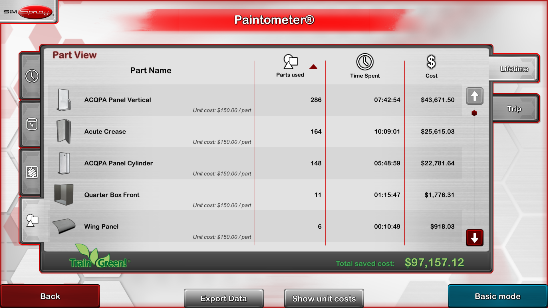 Virtual Reality Painting - Paintometer ROI