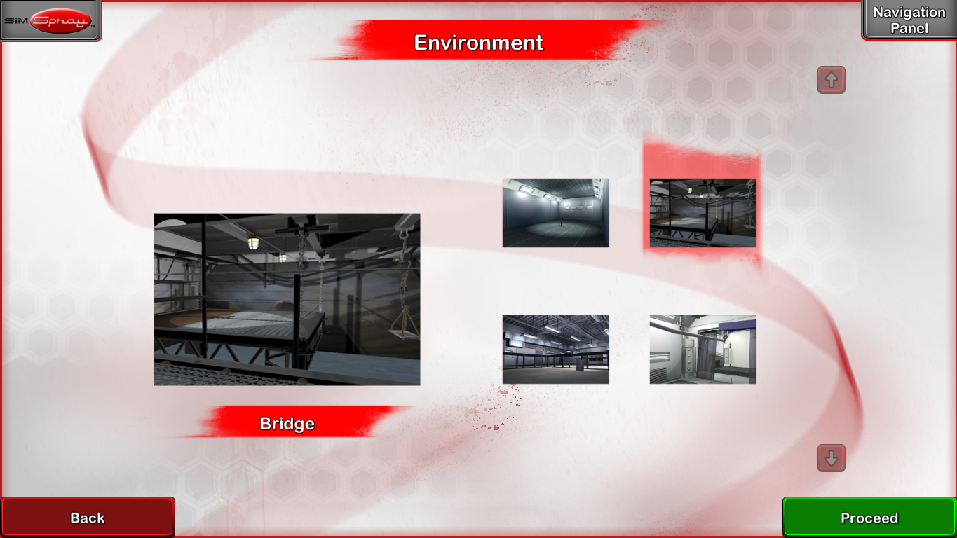 VR Paint Training Environment