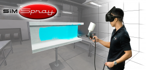 Sixense Technology Adopted in VRSim’s SimSpray