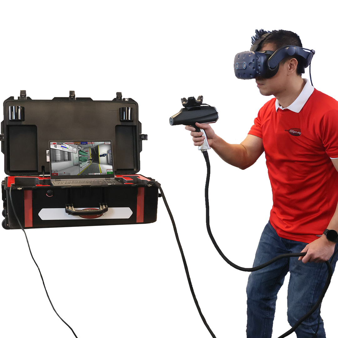 SimSpray Go - Immersive Powder Coating Experience