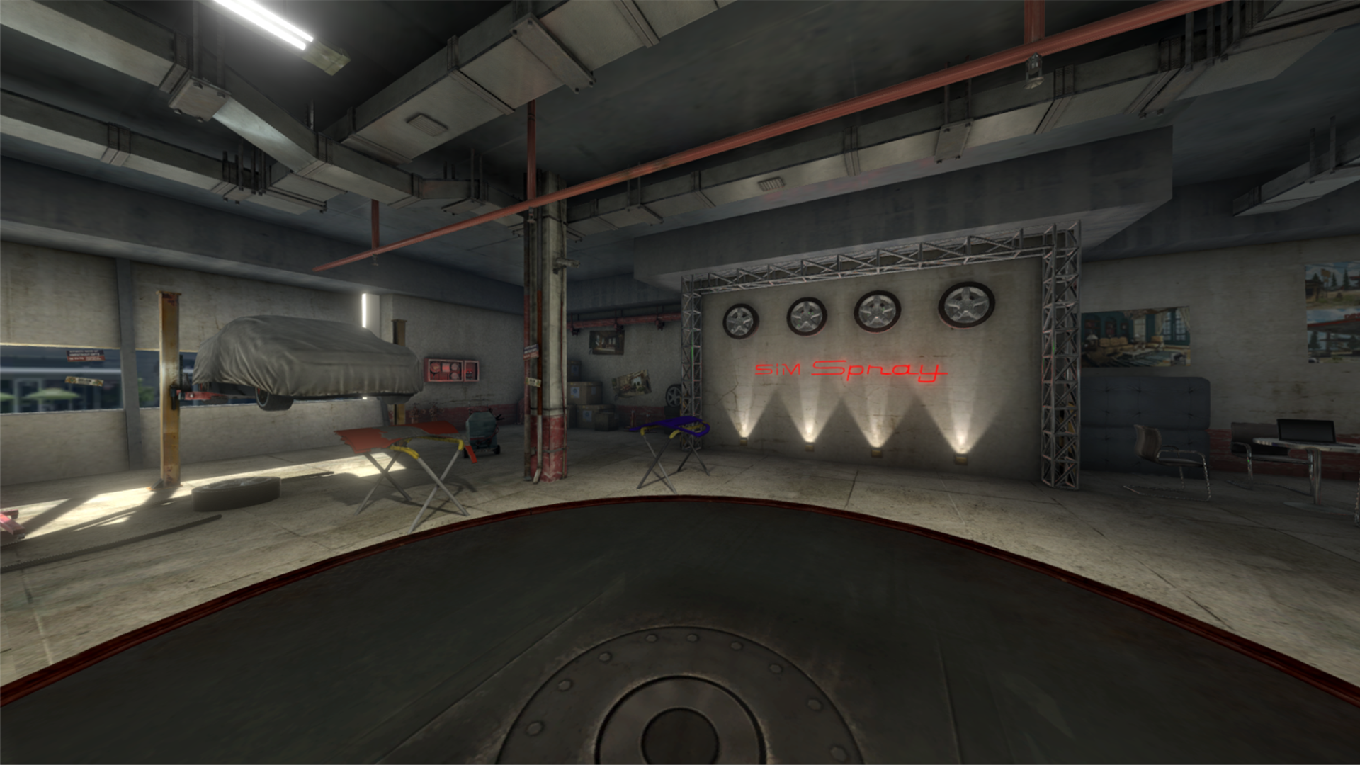 environment - mechanic garage